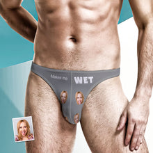 Custom Face Men's Thong - Makes Me Wet Men's Briefs - MyFacepajamas