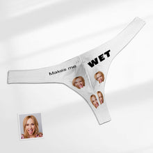 Custom Face Men's Thong - Makes Me Wet Men's Briefs - MyFacepajamas