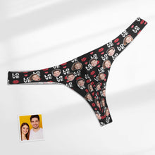 Custom Face Love Men's Thong Lip Print Men's Briefs - MyFacepajamas