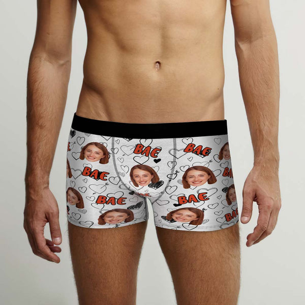 Custom Face Boxers Briefs Personalised Men's Shorts With Photo - Bae - MyFaceBoxer