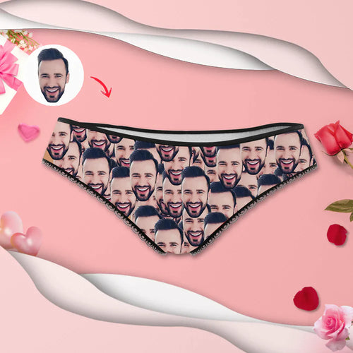 3D Preview Custom Face Mash Womens Panties Gift for Her