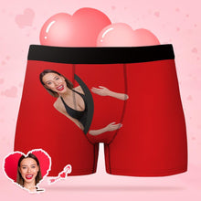 Men's Custom  Face Boxers Custom Underwear Hug My Dear