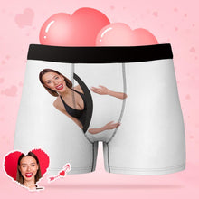 Men's Custom  Face Boxers Custom Underwear Hug My Dear