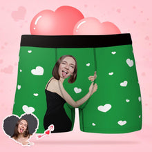 Men's Custom  Face Boxers Hug My Dear with Heart