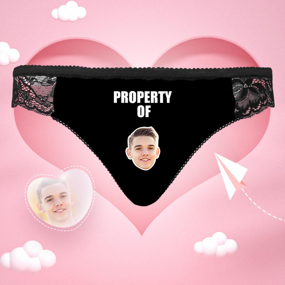 3D Preview Custom Women Lace Panty Sexy Transparent Panties - Property of XX