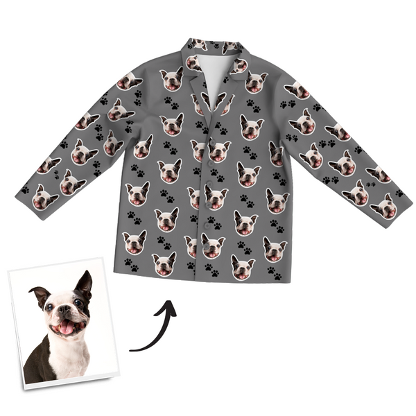 Custom Dog Photo Pajama Pants, Nightwear, Sleepwear