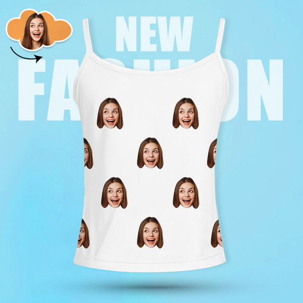 Custom Face Camisole Women Tank Top Multiple Color Options