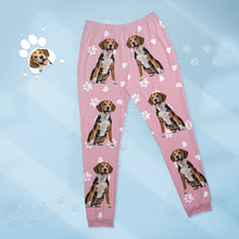 Custom Pet Photo Name Pajamas Personalised Round Neck Dog Cat Lover Pajamas Gift For Women