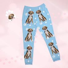 Custom Pet Photo Name Pajamas Personalised Round Neck Dog Cat Lover Pajamas Gift For Women
