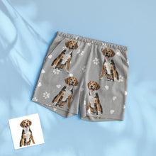 Custom Pet Photo Name Short Pajamas Personalised V-neck Dog Cat Lover Pajamas - MyFacepajamas