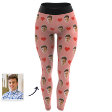 Custom Face Leggings - Heart