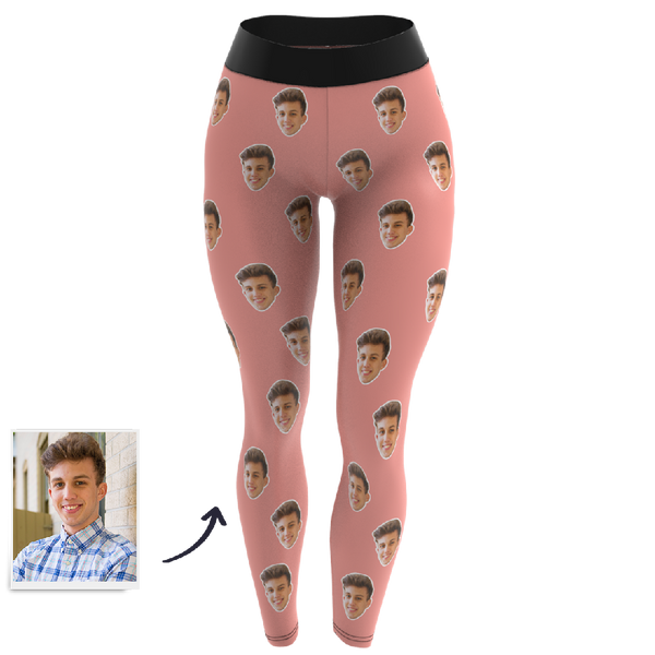 Custom Face Leggings - Colorful