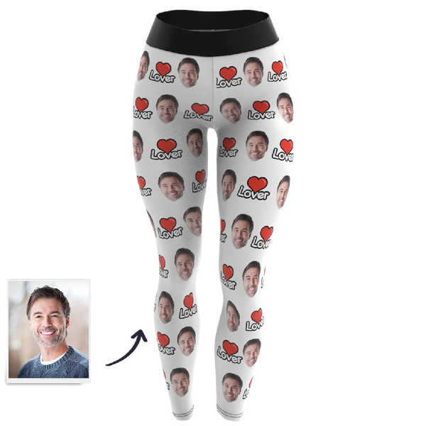 Custom Face Leggings - Lover