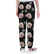 Custom Dog Face Christmas Sweatpants Unisex Joggers