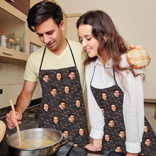 Custom Face Kitchen Apron With Heart - Unique Gifs For Your Love