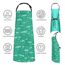 Custom Kitchen Apron With your Personalized Multiple Logo Full Coverage