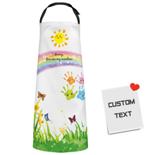 Custom Kitchen Text Apron With Your Best Wishes For Mom