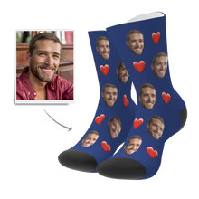 Photo Socks, Custom Love Face Socks - Unisex