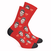 Custom Photo Love Face Socks - Unisex