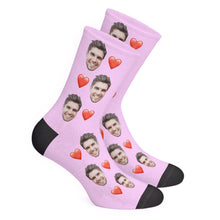 Photo Socks, Custom Love Face Socks - Unisex