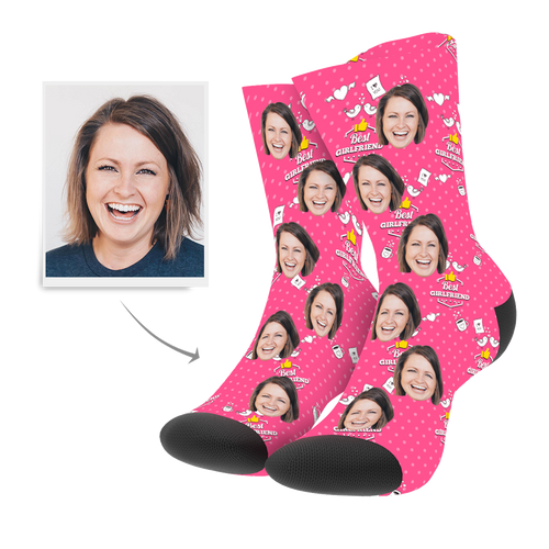 Custom Best Girlfriend Socks - Unisex