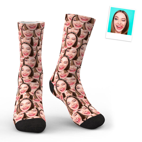 3D Preview Custom Face Mash Socks