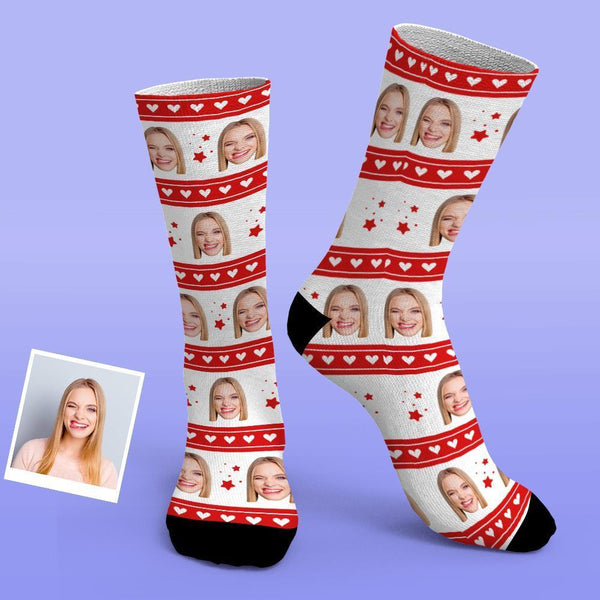 Custom Photo Socks Best Personalized Gifts Love Socks