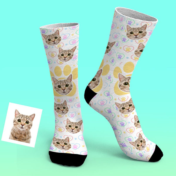 Custom Photo Socks Pet Lovers Personalized Gift