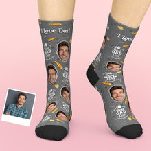 Custom Face Socks Add Pictures And Name Father's Day Gift - Best Dad Ever