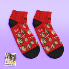 Custom Low Cut Ankle Face Socks For Mother Best Mom Ever