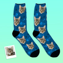 Custom Cat Photo Socks - Unisex