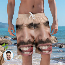 Custom Face Photo Men's Swim Trunk