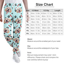 Custom Dog Face Christmas Sweatpants Unisex Joggers