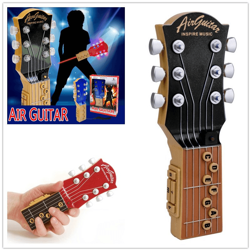 Portable Air Guitar Infrared Laser Mini Guitar Birthday Gift Music Instrument 
