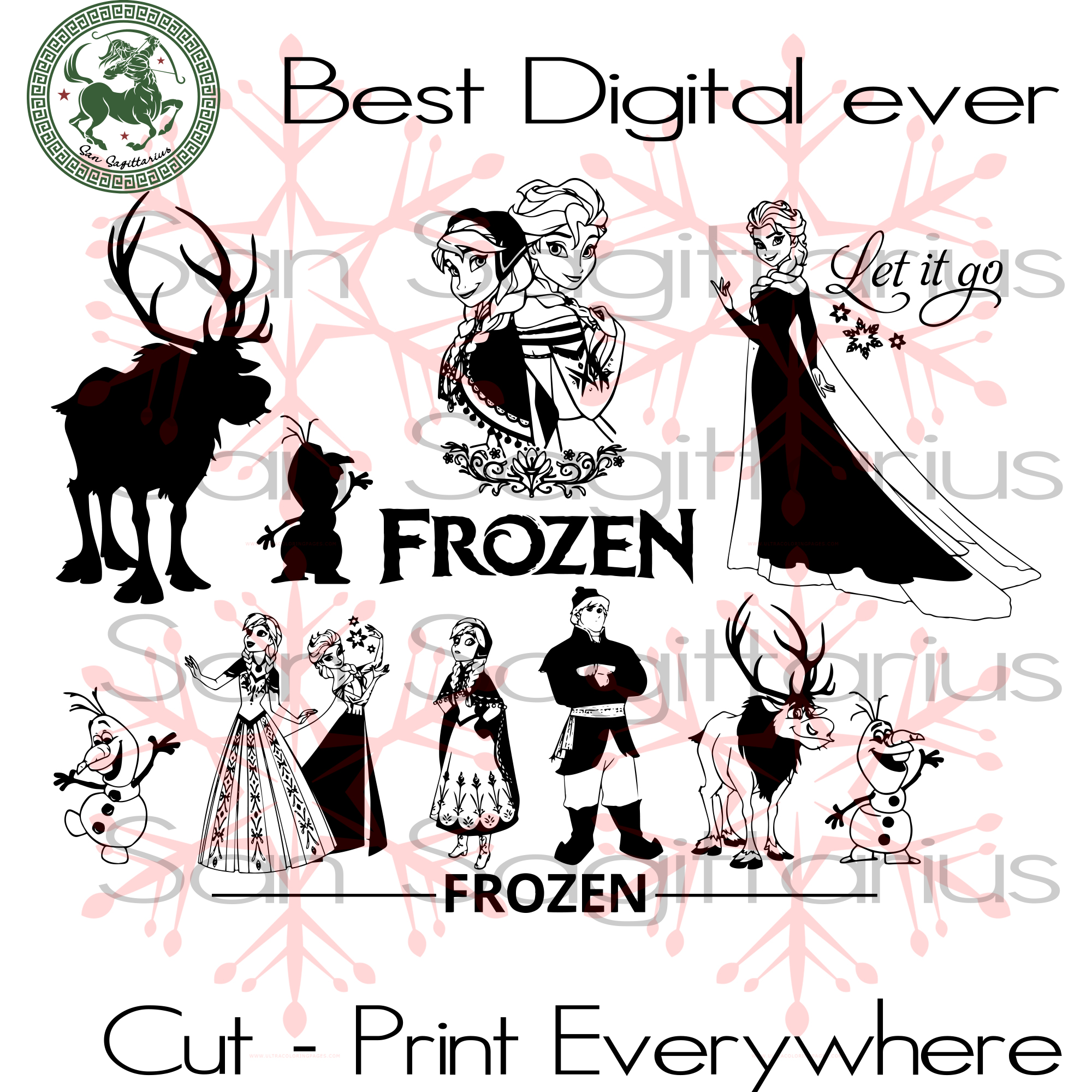 Download Frozen Queen Elsa Frozen Queen Elsa Custom Elsa Svg Elsa Vector El San Sagittarius PSD Mockup Templates