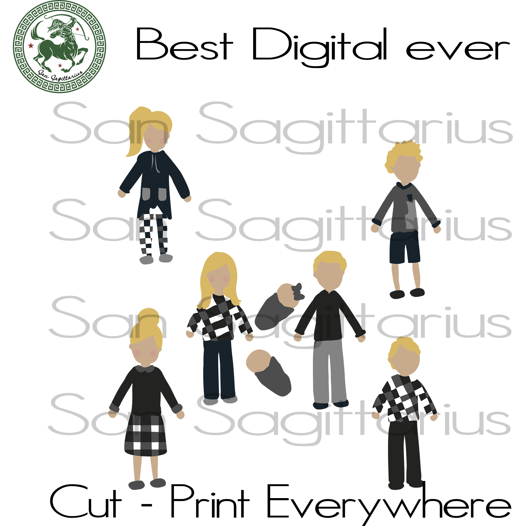 Christmas Friends Svg Frosty Svg Buddy The Elf Svg The Grinch Svg San Sagittarius