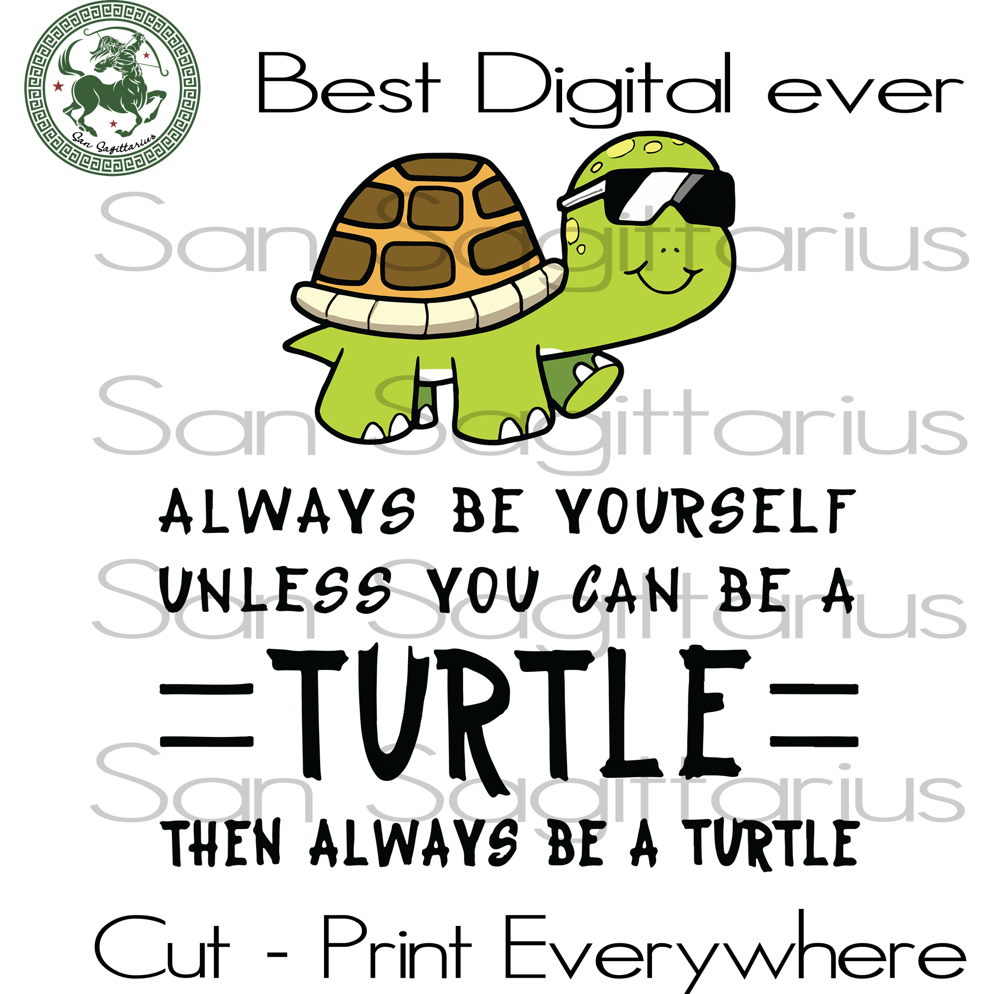 Turtle Lover Svg Turtle Vector Clipart Turtle Girl Turtle Mom Turt San Sagittarius