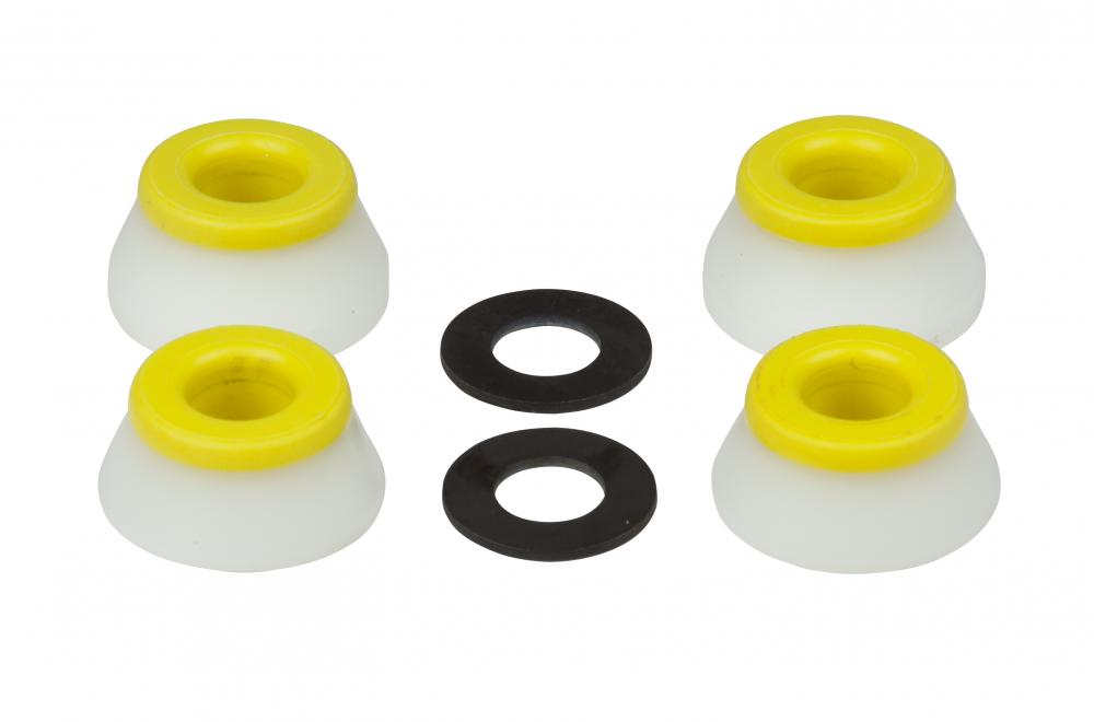 Bones Bushings Medium (pack of 4) Yellow/White BNS-TKH-0008