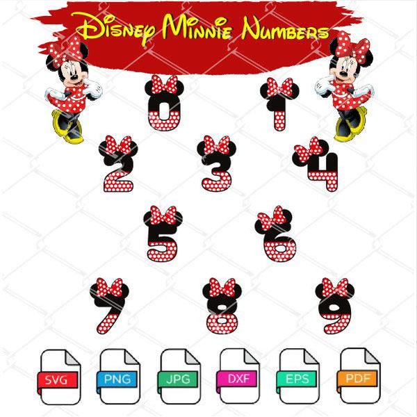 mickey mouse printable numbers