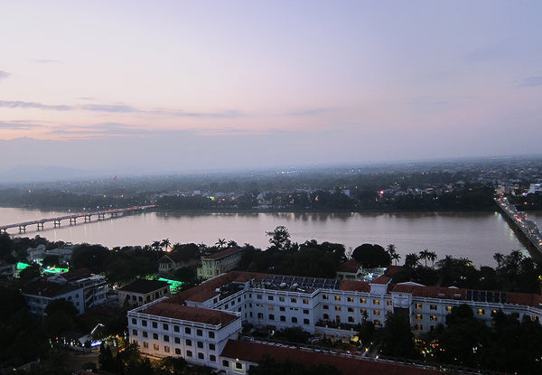 Hué by night in Vietnam