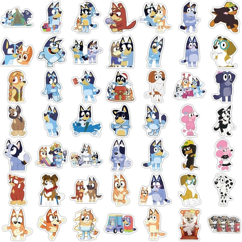 Bluey Cute Cartoon Stickers arothy