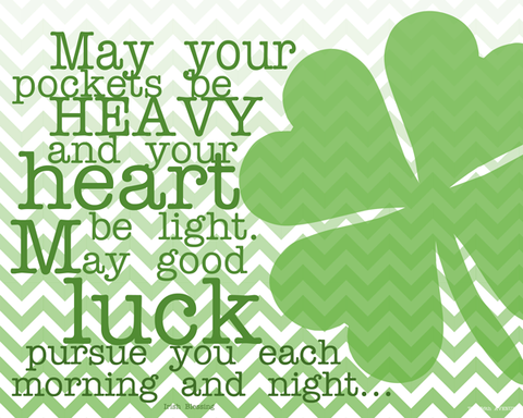 Irish Luck Proverb