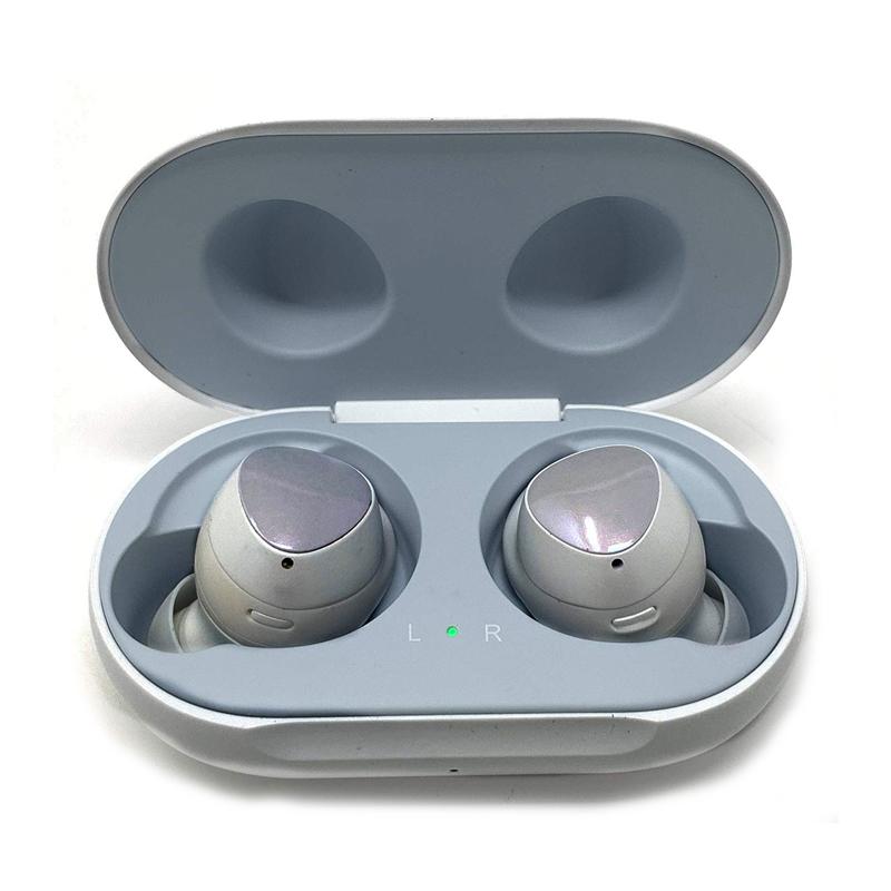 silver samsung galaxy buds