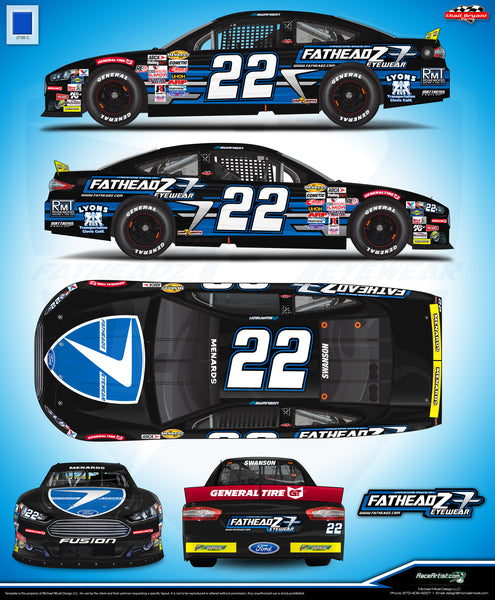 No. 22 Fatheadz Eyewear Ford Fusion