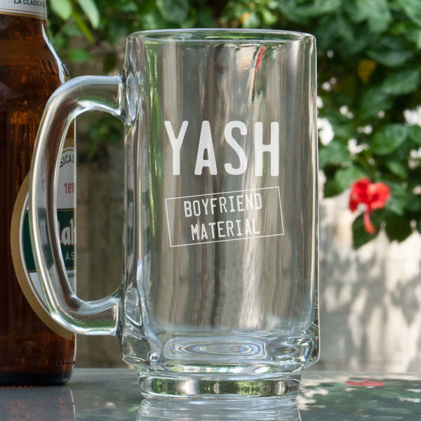 personalized beer mugs for boyfriend