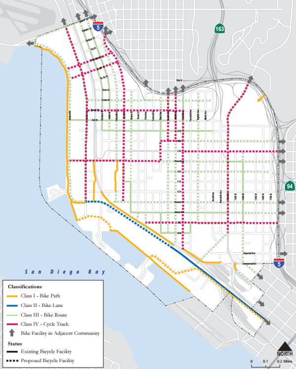 San Diego Protected Bike Lanes
