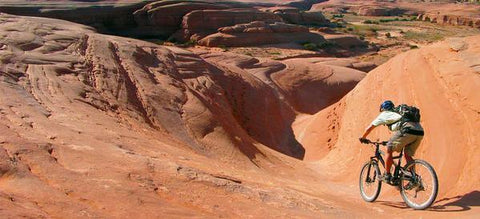 Mountain biking in Moab, Utah