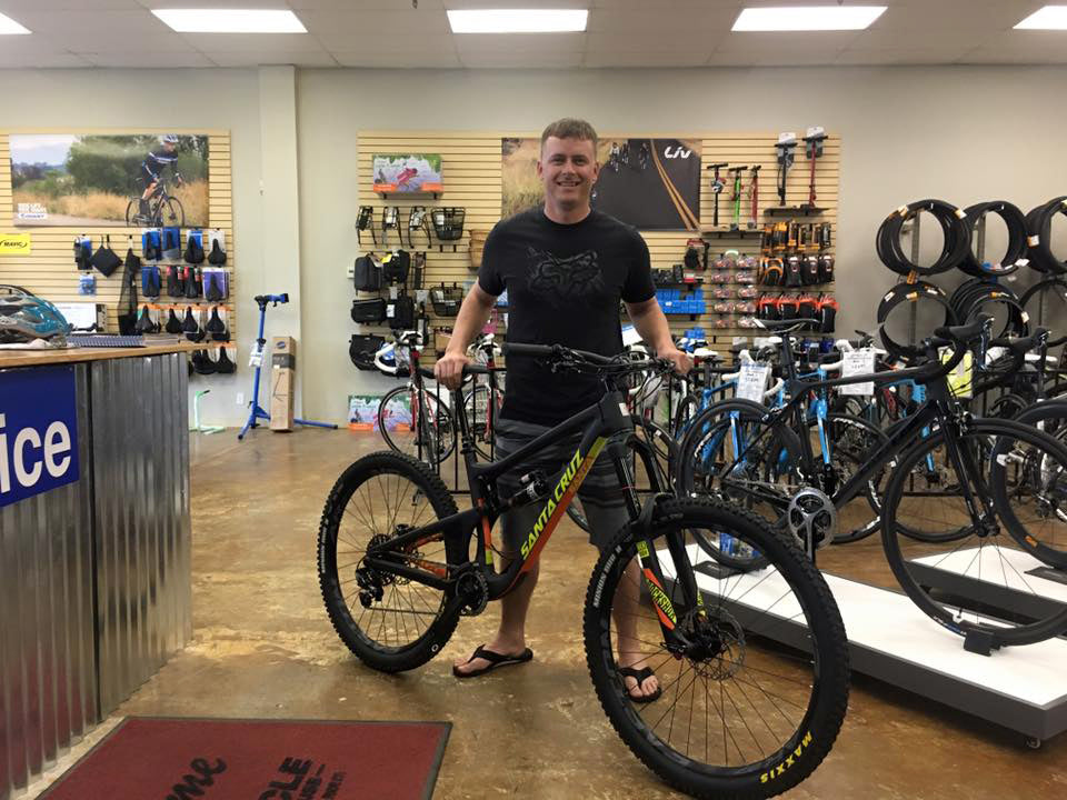 Brian and his new Santa Cruz Nomad