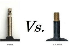 Schrader vs presta valve bike tubes