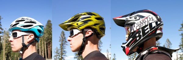 Types of mountain bike helmets